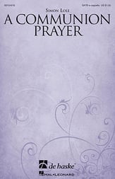 A Communion Prayer SATB choral sheet music cover